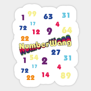 Thats NumberWang! Sticker